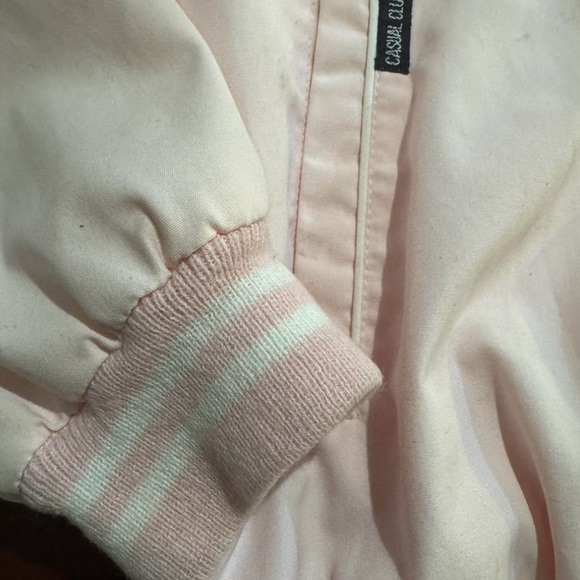 Vintage Casual Club Light Pink Jacket Grease style bomber jacket - Picture 5 of 7